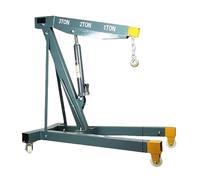 DFGHNBVC Grue Hydraulique Pliable Robuste avec Flèche Télescopique, Mobilité À 6 Roues pour Solutions De Levage Montées sur Véhicule, Verte 2 T