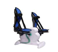 DFGHNBVC Pédalier Électrique Motorisé, Vélo d'exercice pour La Main, Le Bras, Le Genou Et La Jambe, Mini-Vélo De Rééducation pour Personnes Handicapées, Support Blanc Et Bleu