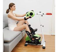 DFGHNBVC Vélo d'exercice Électrique, Pédalier Motorisé pour Jambes Et Bras avec Écran LCD, Équipement D'Entraînement À Domicile pour Personnes Âgées