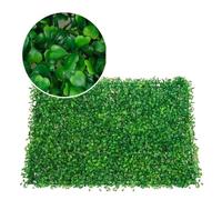 DFGRGRV Gazon Artificiel Tapis de Gazon Milan Artificiel 40x60cm, 1 pièce, décoration de pelouse, Simulation de Plantes en Plastique, Mur de Fond de Mariage, hôtel, Maison(Green3)