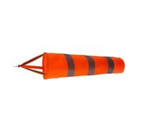 DFGRGRV Manche A Air Manche à air réfléchissante, Mesure de la Direction du Vent en Plein air, Ceinture réfléchissante, girouette Anti-déchirure for aéroport, Aviation, Ferme(Orange-Grey,80cm)