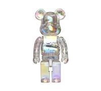 DFGUINXKU 400% Bearbrick Sculpture d'ours Violent Ornement Décoration Objets de Collection 28 cm/11 Pouces Cadeaux pour garçons et Filles(White)