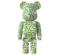 DFGUINXKU Bearbrick, 28cm/11in Violent Bear Building Blocks Bear 400％ Color Series Figurine Modèle Ornement de Collection Fait à la Main(B)