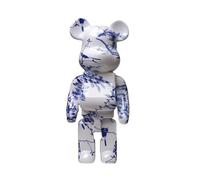 DFGUINXKU Bearbrick, Blocs Ours Violent Ours Vitrine de Collection Figurines Jouet Sculpture Statue 27 cm Cadeaux pour garçons et Filles