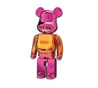 DFGUINXKU Bearbrick, Ours Violent, décorations de Table for la Maison, vitrine, Sculpture, Statue 27 cm Cadeaux pour garçons et Filles(Purple)