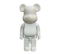 DFGUINXKU Figurine Sculpture Ours Violent Bearbrick 400% 28 cm/11 Pouces Cadeaux pour garçons et Filles(White)