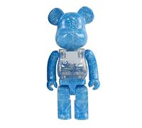 DFGUINXKU Violent Bear Building Blocks Bear, 1000% Bearbricks Water Ripple Figurine Handmade Collection Toy Gift Fashion Decoration 70cm / 27.6in
