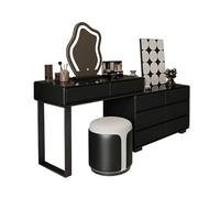 DFHS46JK Commode Table de Maquillage, Meuble d'angle Moderne, réunion, Coiffeuse Rangements