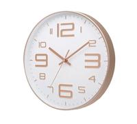 DFHS46JK Décoration Murale Horloge Murale au Design Moderne, Simple et Facile à Lire, silencieuse, sans tic-tac, for Chambre Coucher, Salon, Envoyer des Amis pour Le Salon(Blanc)