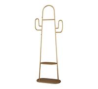 DFHS46JK Porte-Chapeaux Porte-Manteau Cactus Vert au Sol, présentoir Simple et créatif for Magasin de vêtements, Chambre à Coucher, Porte-Manteau Suspendu pour Le Bureau(Gold)