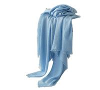 DFHXALH Foulard Femme Soie Écharpe Carrée Verte - Aux Cheveux Et Cou Satin Accessoires De Mode Dames-Ciel Bleu-100 Cm * 190cm