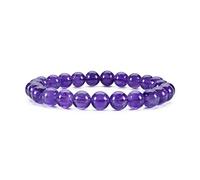 DFJMASFKOL - Petite, moyenne, grande taille - Bracelets de perles en pierres précieuses pour femmes et hommes - Perles rondes de 8 mm