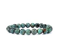 DFJMASFKOL - Petite, moyenne, grande taille - Bracelets de perles en pierres précieuses pour femmes et hommes - Perles rondes de 8 mm