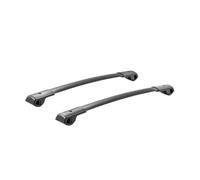 DFJOSF Barres Toit Voiture pour Subaru pour Forester 2014-2022 avec Rails Latéraux Surélevés Capacité Charge 200 LB Barres Transversales Toit Barre Supérieure Voiture
