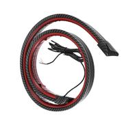 DFJOSF Troisième Feu Stop Bande lumineuse LED universelle pour voiture, feu stop, clignotant multifonction route coffre, course Troisième Feu Arrière(Look de fibre de carbone)