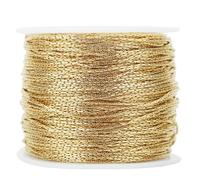 DFLINGA Chaîne à maillons en Acier Inoxydable Fin doré de 20 mètres, 0,5 mm, 1 mm, chaîne Serpent pour Bricolage, Collier, Boucles d'oreilles, Fournitures de Fabrication de Bijoux en Vrac