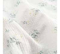 DFLINGA Tissu à Coudre en Coton Doux imprimé cœur 50/100 x 135 cm, crêpe Double Couche, Gaze, matériel de Serviette à Faire soi-même