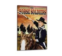 DFMY John Wayne Western Papier Peint Poster Art mural sur toile Esthétique Musique et Film Décoration Salon Chambre 20 x 30 cm Style Cadre