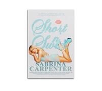 DFMY Sabrina Carpenter Album Short N' SweetWall Art Toile Poster Album Musique et Films Peinture décorative pour salon, chambre à coucher 50 x 75 cm Sans cadre