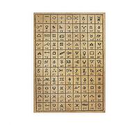 DFRES éLéMent D'Alchimie Affiches Symbole Tableaux Signe Sacré Peintures Sur Toile Tableau GéOméTrie SacréE Art Mural Alchimie Artisanat Gravures Decoration à La Maison 60x80cm Pas De Cadre Noir
