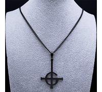 DFRIZ Collier Pendentif Bijoux Ghost BC Nameless Pendentif Collier Ghoul Band Pape Emeritus Symbole Colliers Bijoux Homme