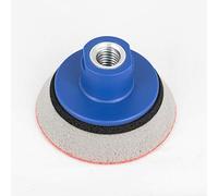 DFS Plateau de Polissage Ø 75 mm - Plateau de poncage Doux pour Meuleuse d'angle avec Filetage M14 pour disques abrasifs Auto-agrippant