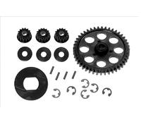 DFT407 - Couronne, Disque De Frein, Poulies, Seger et Pins pour Modèle F.2004 - Kit de Rechange RC / Modélisme