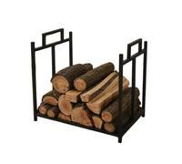 DFTDFYXY U Shaped Firewood Rack, Steel Log Holder for Indoor Fireplace | Sturdy thickened steel frame, open U-shape for easy log access, flat packed for quick simple assembly.
