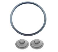 Dfuqanb Bouge - Lot de 3 pièces de rechange pour autocuiseur - Joint d'étanchéité de 22 cm et 2 joints de signal de cuisson (18 cm et 22 cm), pour couvercle Perfect de 2,5 l à 8,5 l