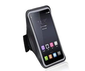 DFV mobile - Armband Professional Cover Neoprene Waterproof Wraparound Sport with Buckle pour CUBOT Kingkong Mini (2019) - Black