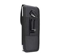 DFV mobile - Belt Case Cover Nylon with Metal Clip Business Compatible avec Blackview BV9000 - Black