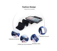 DFV mobile - Brassard de sport en néoprène avec fenêtre tactile compatible avec TECNO CAMON 16 PRO (2020) - Noir