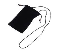 DFV mobile - Housse souple en tissu avec tour de cou et fermeture à cordon compatible avec Nokia 150 (2023) - Noir