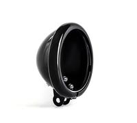 Dfvajwc Phare Avant Moto Phare Noir De Moto 5.75 "5 3/4 Pouces, Boîtier Seau Support Garniture Coque Pour Dyna Sportster Iron XL 883