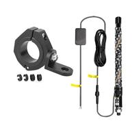 Dfvajwc Phare Avant Moto Support Fouet UTV, Supports Drapeau Montage Barre Lumineuse Trou Mât Adapté Cage Roulante 1.75 "à 2" Des UTV SXS(One drag one app A)