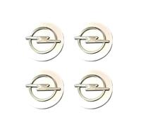 DFVBNH Auto Cache Moyeu pour Opel Zafira 2005-2010, Cache Moyeux Capuchons Centre Roue Centre Jante Capuchons Logo D'emblème Décoration de Pneus Remplacement Accessoires,58MM-Silver