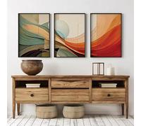 DFZEWKI Ensemble de triptyques décoratifs muraux, affiches tendance à placer au-dessus du lit, décoration murale pour chambre, affiche esthétique (70 x 90 cm x 3, sans cadre)