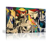DFZEWKI Peinture sur toile « Guernica » de Pablo Picasso, œuvre d'art, affiche, décoration murale, pour la maison ou le bureau, 80 x 160 cm (31 x 63 pouces), sans cadre