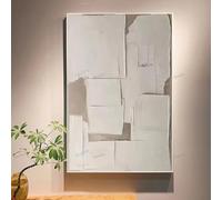 DFZEWKI Tableau abstrait géométrique dessiné, décoration murale pour salon, art mural esthétique sur toile (40 x 60 cm (16 x 24 po) / sans cadre)