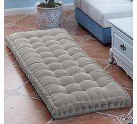DG Catiee Coussin de Banc épais Coussin de canapé Long Intérieur,Coussin de Banc de Jardin,Coussin de Banc de Salle à Manger rectangulaire Coussin de Sol Coussin de siège Tapis (80x30cm,Gris)