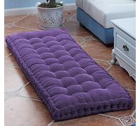 DG Catiee Coussin de Banc épais Coussin de canapé Long Intérieur,Coussin de Banc de Jardin,Coussin de Banc de Salle à Manger rectangulaire Coussin de Sol Coussin de siège Tapis (80x40cm,Violet)