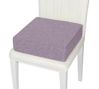 DG Catiee Coussin de chaise carré et antidérapant pour chaise de salle à manger, rehausseur épais pour maison/jardin/bureau/canapé (35 x 35 x 8 cm, gris)