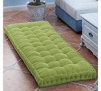DG Catiee Coussin d'Intérieur Épais - Coussin de Canapé et Banc, Coussin de Sol Rectangulaire, Tapis de Jardin et Salle à Manger (150x50cm, Vert)