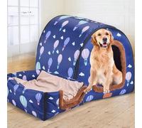 DG Catiee Grande niche de luxe XL pour chien et chat de petite, moyenne taille, moyenne chien, chat - Lavable - 70 x 57 x 55 cm, J