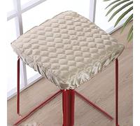 DG Catiee Lot de 2 housses de tabouret carrées lavables pour tabouret de bar, restaurant, bureau (40 x 40 x 5 cm, G)