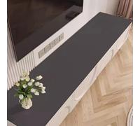 DG Catiee Tapis de baie vitrée, coussin absorbant l'eau, lavable - Protection pour balcon, pour couloir, chambre à coucher, maison (20 x 290 cm, noir)