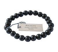DG-EXODIF Bracelet Shungite Perles rondes 8 mm