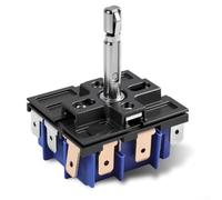 DG44-01002A Interrupteur d'élément chauffant de surface pour table de cuisson Samsung - Pièce de rechange pour double brûleur 2087510, accessoire de réparation de cuisine compatible 6 x 6 x 6 cm