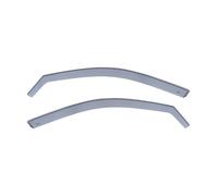 DGA 02007 Jeu Déflecteurs de vent Avant Gris fumé gris | compatible avec Audi A4 8E (B6/B7) Sédan/Avant 2001-2008 (2-pièces)