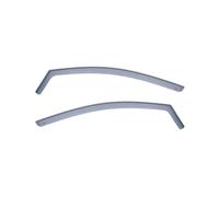 DGA Déflecteurs d'air Compatible avec Ford Fiësta 3-Portes 2017- (2-pièces), Gris